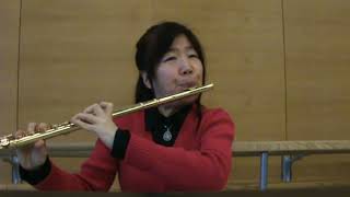 Telemann Fantasie for Flute solo Nr9テレマン 無伴奏フルートの為の幻想曲9番 [upl. by Hazaki]