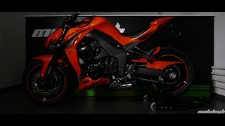 Kawasaki Z1000 orange by PLANZERFILMS [upl. by Atirahs]