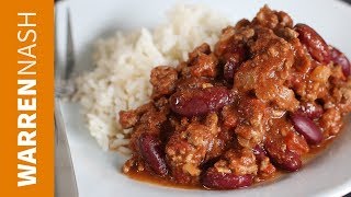 Chilli Con Carne Recipe  Easy Mexican favourite  Recipes by Warren Nash [upl. by Kuehnel48]