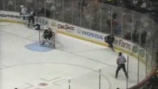 Chris Pronger Stomps on Ryan Kesler [upl. by Yrot279]