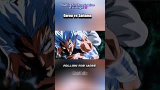 garou vs saitama fight animeedit editing fypシ゚viral editing saitama garou shorts [upl. by Llarret]