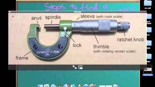 Measuring Devices Lect 3  How to use a Micrometer screw gauge [upl. by Sigrid186]