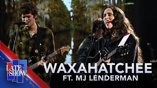 quotRight Back to Itquot  Waxahatchee ft MJ Lenderman LIVE on The Late Show [upl. by Icak]