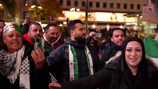 Sergels Torg 20231022 quotLong live Palestine quot  arabic subtitle [upl. by Nolyk]