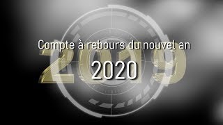 Compte à rebours du nouvel an 2020 [upl. by Aeslehs954]