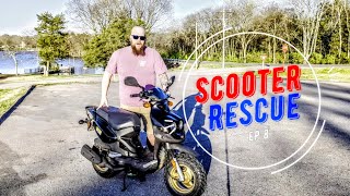 Scooter Rescue Finale  Beautifying the Roughhouse 50  Ep 8 [upl. by Hamlen188]