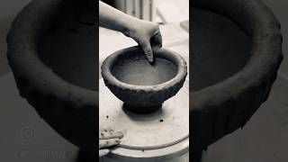 Coiling a pot by using Terracotta crank clay pottery clay coiling pot coilingpottery [upl. by Ennayram794]