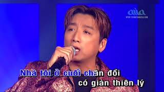 Karaoke LK Chuyện Giàn Thiên Lý Chuyện Hoa Sim  Trường Vũ Beat Chuẩn Tone Nam [upl. by Akenom]