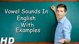 Vowel Sounds In English With Examples  English Vowels Pronunciation [upl. by Brok]