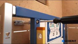 Installatievideo Geberit Duofix Wand WC Element UP320 uittrekbaar [upl. by Eelana]