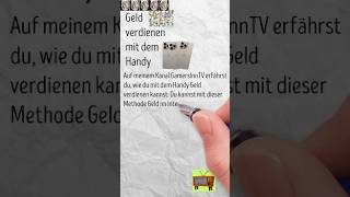 Geld verdienen mit dem Handy [upl. by Lejeune]