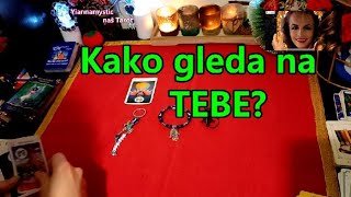 Kako gleda ovaj čovjek na TEBE Što osjeća i misli u vezi vas 3 Grupe tarotcitanje [upl. by Arjun]