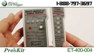 Eclipse Tools 400004 RJ11RJ45 Cable Tester [upl. by Erodeht]