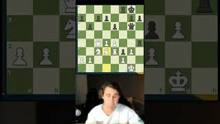 Magnus vs Hikaru  brilliant move by hikaru chess magnus hikaru chessgames magnuscarlsen speed [upl. by Eugirne]