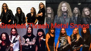 Top 25 Greatest Thrash Metal Songs Of All Time [upl. by Sucitivel]