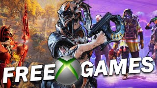 15 BEST Completely FREE XBOX Games 2024 [upl. by Romaine]