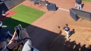 Gerrit Cole Yankees spring training debut bullpen Feburary 29 2020 WWWBULLPENVIDEOSCOM [upl. by Shel]