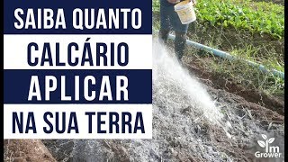 Qual a quantidade de Calcário correta para aplicar na sua terra 2018 [upl. by Nivak670]