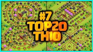 New Best TH10 BASE WAR  TROPHY Base Link 2022 Top20 in Clash of Clans  Town Hall 10 War Base [upl. by Roid]