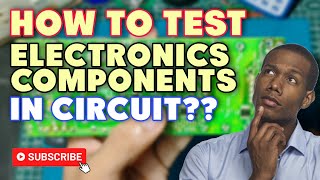 How to Test Electronics Components in Circuit using Digital Multimeter tagalog [upl. by Zeuqram]