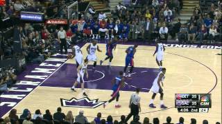 DJ Augustin Highlights Pistons vs Kings 12132014  8 Points 6 Assists [upl. by Siver665]