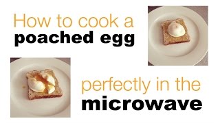 How to poach an egg in the microwave [upl. by Lowenstein]