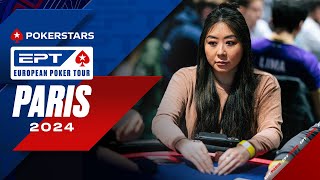 EPT Paris 2024  €5K Main Event  DAY 2  PokerStars [upl. by Nodnal]