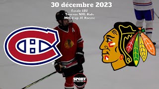 Faits saillants  Match du 30 décembre 2023  Finale Tournoi NHL Kids 18U  Micd up JF Racine [upl. by Hose]