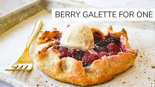 Single Serve Berry Galette for One [upl. by Noneek48]