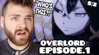 THEY KNOW ABOUT YGGDRASIL  OVERLORD  EPISODE 1  SEASON 2  New Anime Fan  REACTION [upl. by Nawuq757]