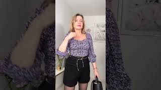 How to style Tweed skirt shorts and blazer for Autumn fashiontrends shorts miniskirtsfashion [upl. by Letti982]