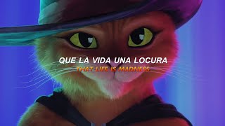 La Canción del Gato con Botas El último Deseo  La Vida Es Una  Karol G Sub Español  Lyrics 🐈🌟 [upl. by Joli274]