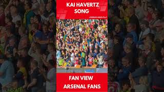 ⚡⚡ ARSENAL FANS CHANTS Fans SING Kai Havertz song shorts kaihavertz emiratesstadium arsenal [upl. by Siesser]