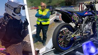 LA SORTIE EN YAMAHA DT 100cc 2FAST TOURNE MAL Police espagnole marrête encore ⚠️ [upl. by Filmore133]