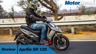 Aprilia SR 125 Review  SR 150 A Better Bet  MotorBeam [upl. by Negrom]