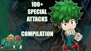 100 Special Attacks from My Hero Academia Smash Tap part 1 [upl. by Aerbas]