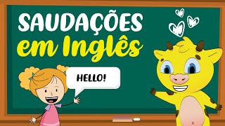 Saudações em Inglês  Cumprimentos em Inglês Greetings [upl. by Nomae623]