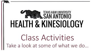 AampMSA Health amp Kinesiology Classes [upl. by Marozas34]