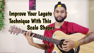 Scale Shapes For Legato Workout  RINTU useheadphonesforbettersoundquality [upl. by Anaihk]