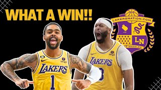 Lakers Get BIG Win Over Thunder Move Up In Standings [upl. by Aillicsirp]