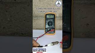 COMO PROBAR LAS BUJIAS tallermecanico tallermecanicoautomotriz electricidad talleresmecanico [upl. by Adley]