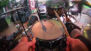 Q69K  Sin Control  El Cuero Live Drum Cam [upl. by Bohon210]