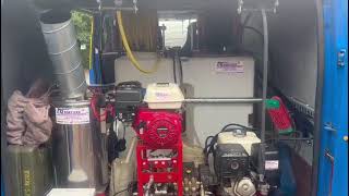 qwashers how to qservices  ebay youtube van build Ford Transit on board water amp softwash setup [upl. by Ahseiuqal135]