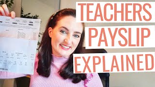 Teachers payslip explained  Tax Credit certificate  Ireland  Primary school example [upl. by Arba]