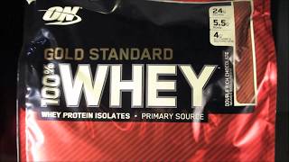 ON Optimum Nutrition Gold Standard 100 Whey Protein  Unpacking  Authentication 10 LBS [upl. by Dustin]