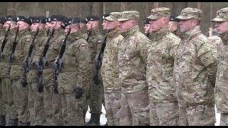 US NATO troops surge in Europe after Russian aggression [upl. by Adall]