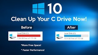 How to Clean C Drive In Windows 10 Make Your PC Faster [upl. by Turnbull785]