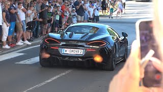 Supercars Velden Wörthersee 2022 5  LOUD REVS  LaFerrari Chiron AMG GT Black Series amp More [upl. by Bibeau241]