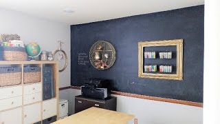 How to Paint a Chalkboard Wall [upl. by Idnor]