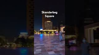 Skanderbeg Square travel tirana albania shorts [upl. by Xuaeb]